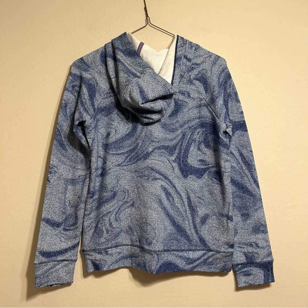 Athleta Girl In Your Element 2.0 Hoodie Navy Milky Way Size XL/14 - Picture 2 of 9